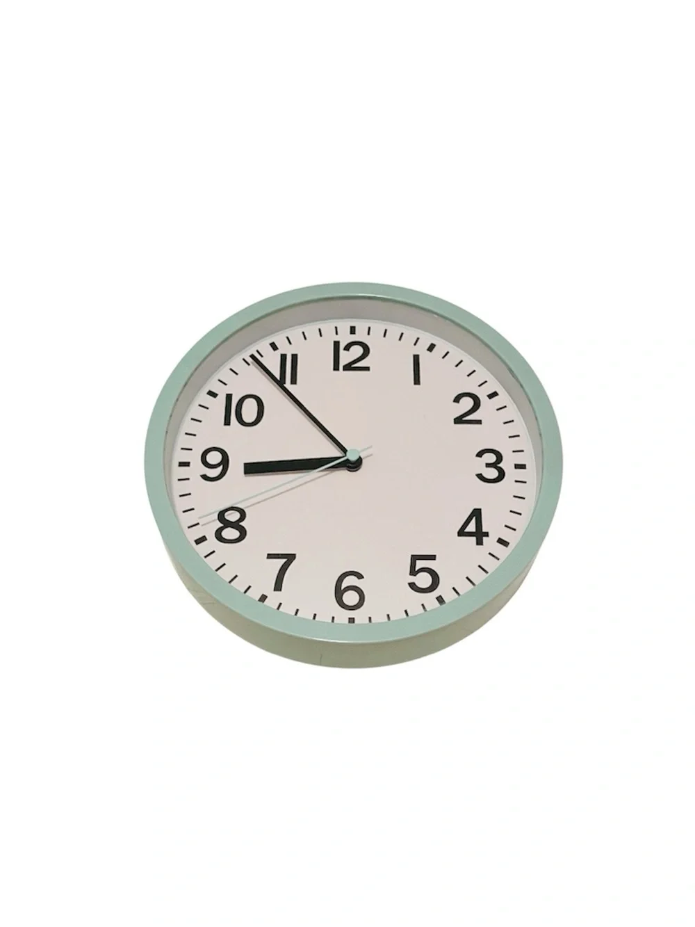 Mint Green Wall Clock - Modern Home Wall Decor